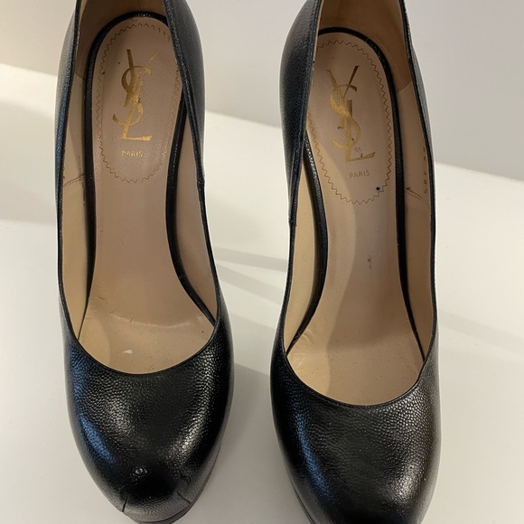 Authentic YSL Black Heels - Picture 3 of 6